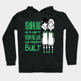 Stellar Bonds: Unbreakable Sibling Link Hoodie